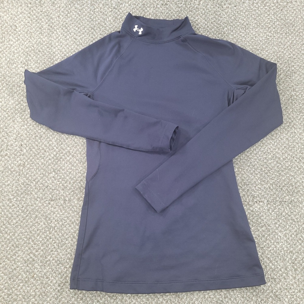 Under Armour ColdGear Mock Neck Long Sleeve Fitted Base Layer Womens Small